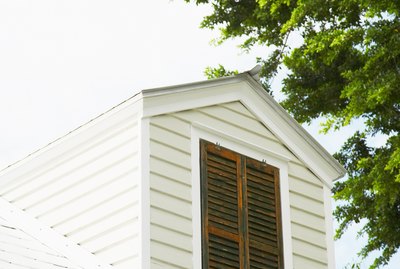 Dormer on exterior of house