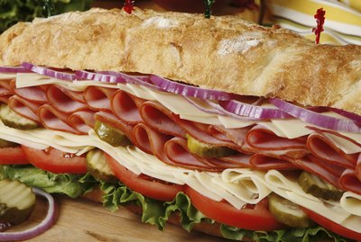 ham and cheese hoagie