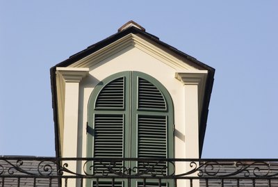 Dormer window, low angle view