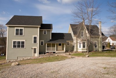 Exterior of large suburban house