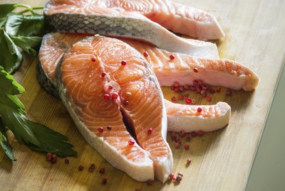 salmon and pepper
