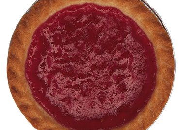 close-up of jam filled biscuits