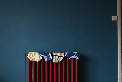under pants on radiator