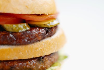 Close-up of burger
