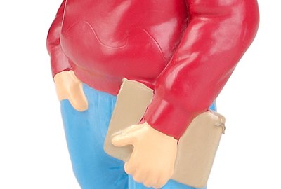Figurine of college student