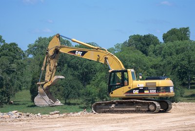 Backhoe truck