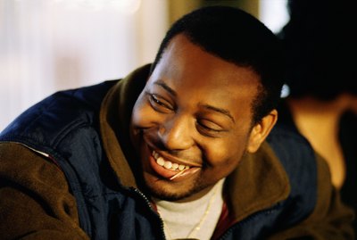 Man laughing