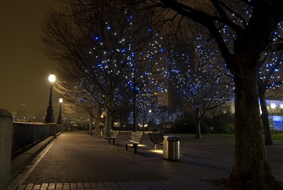 London South Bank at night
