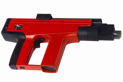 Elevated view of a nail gun