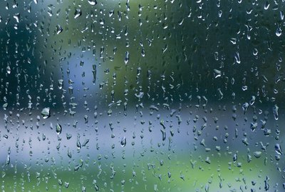 Rain on window