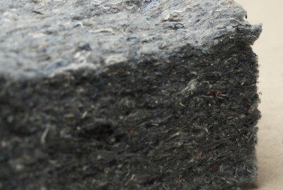 Insulation made from recycled denim and cotton fibers
