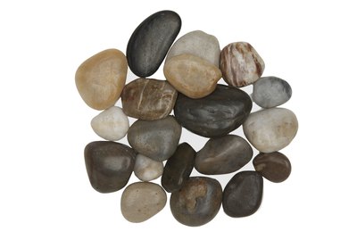 Pile of river rocks