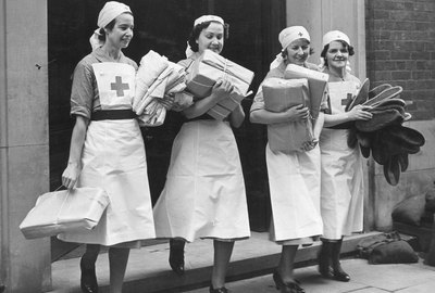Nurses With Parcels