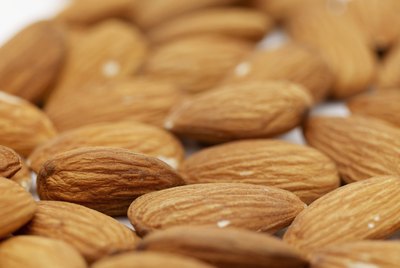 Close-up of almonds