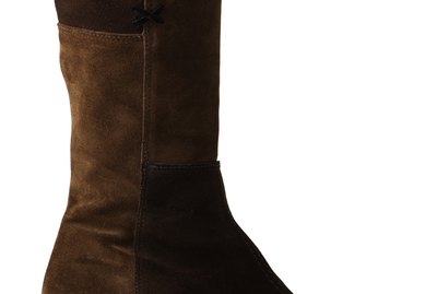 Knee-high leather boot