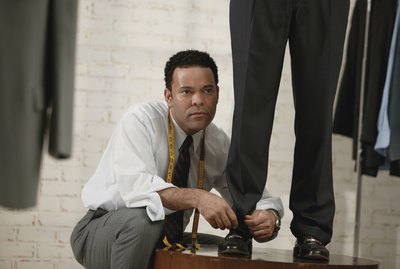 Tailor hemming pants