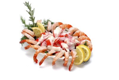 Shrimp cocktail with imitation crab meat