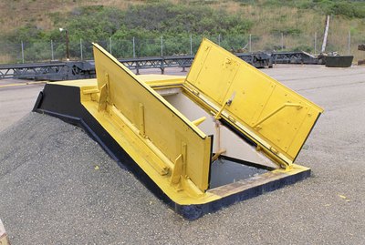 Entrance to underground bunker