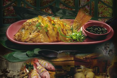 Red snapper with ponzu sauce