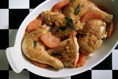Young Chicken with Grapefruit