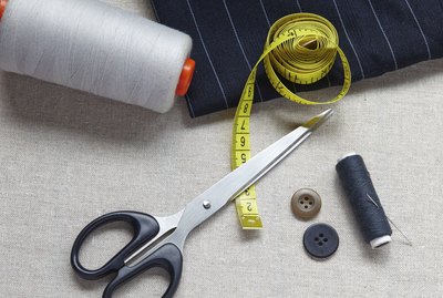 Still life photo of the sewing and handmade