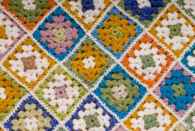 Multi colored blanket