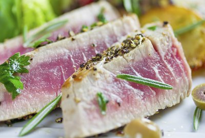 tuna with salad