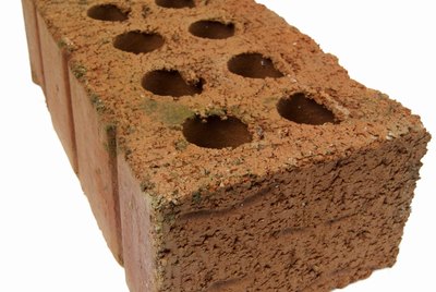 Close up of a brick
