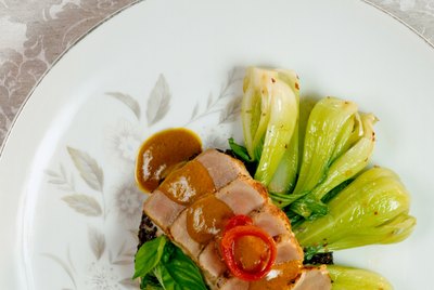Seared Tuna and Leeks