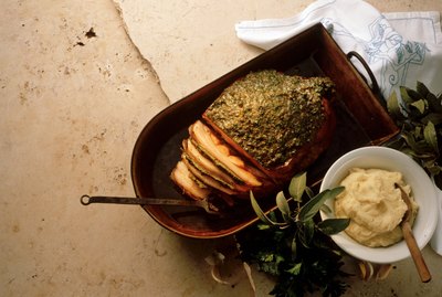 Pork Shoulder with Herb Crust