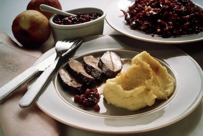 Saddle of Venison with Cranberries