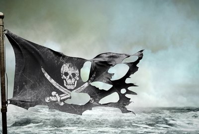ripped torn flag