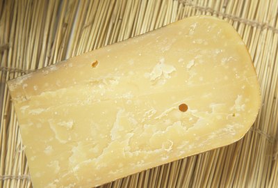 A Piece of Aged Gouda Cheese