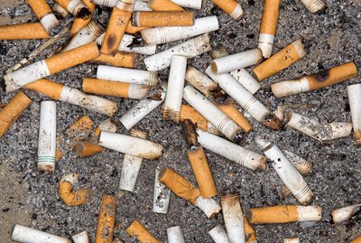 Cigarette butts