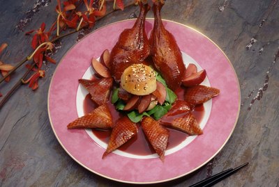 Duck with plum sauce