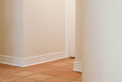 Tile floor and walls