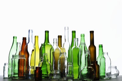 Collection of bottles of various colours