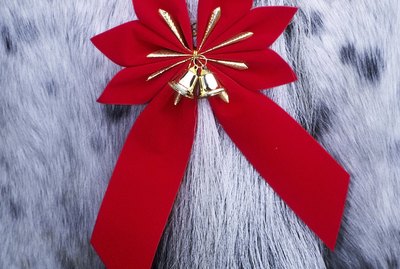 Horse Tail Christmas Bow