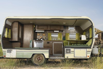 trailer with wall removed