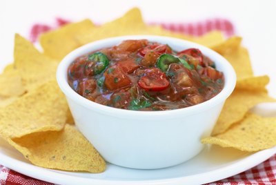 Salsa and chips