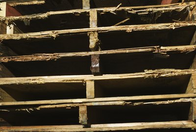 Stacked pallets
