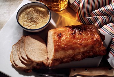 Roast Pork with Horseradish Mayonnaise