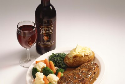 Steak and potato dinner
