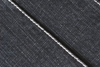 Close-up of denim pattern