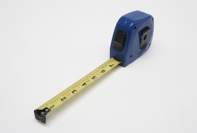 Tape measure, elevated view