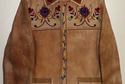 Rustic suede jacket