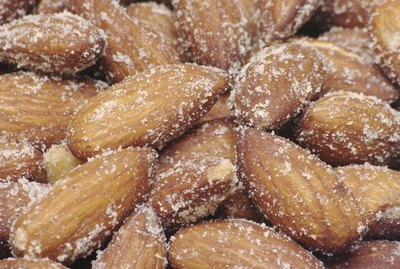 Smoked Almonds Background