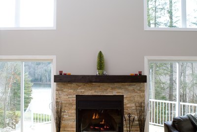 Interior decor of modern home