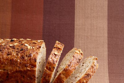 Sliced loaf of bread
