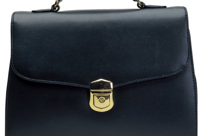 close-up of ladies handbag